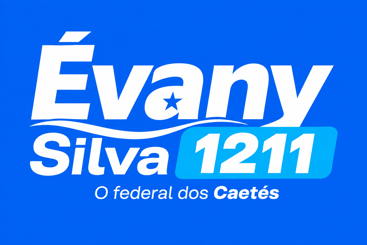 Logo de Évany Silva 1211, O federal dos Caetés, em branco